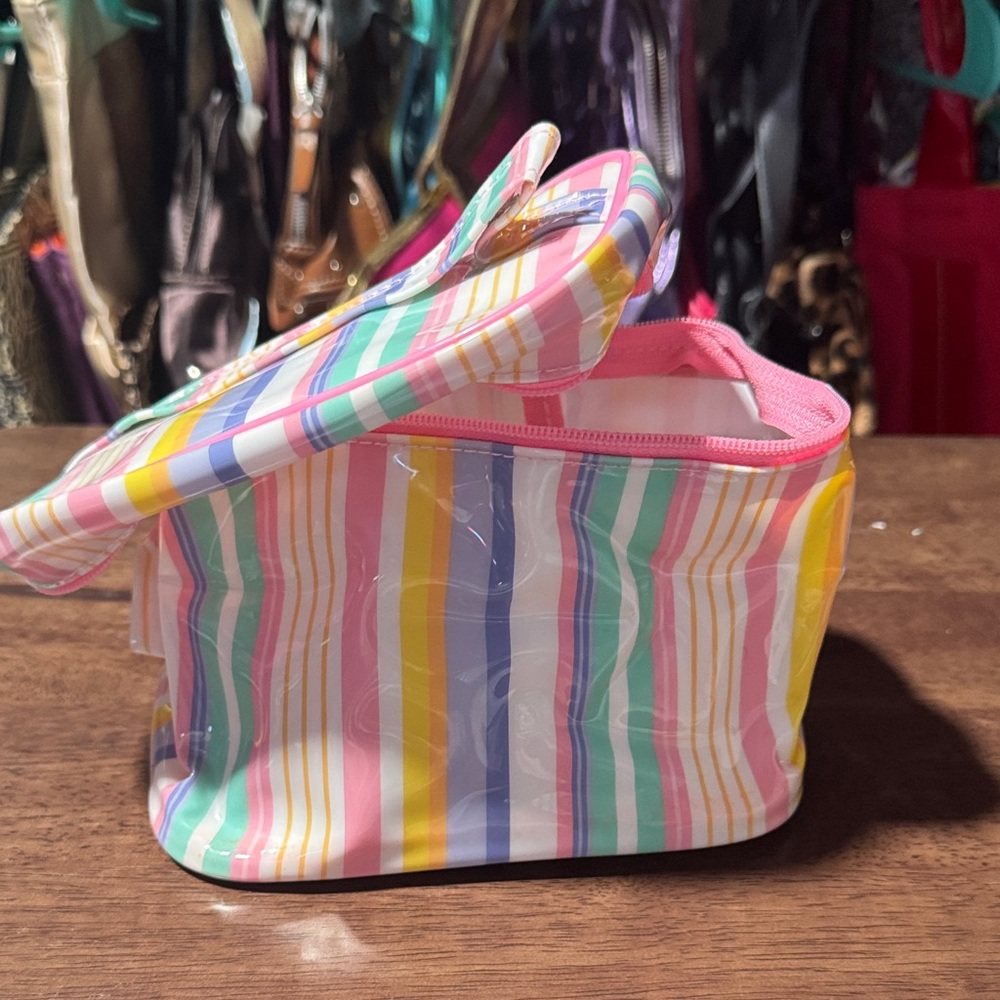 Avon Colorful Striped Kids Accessory Bag